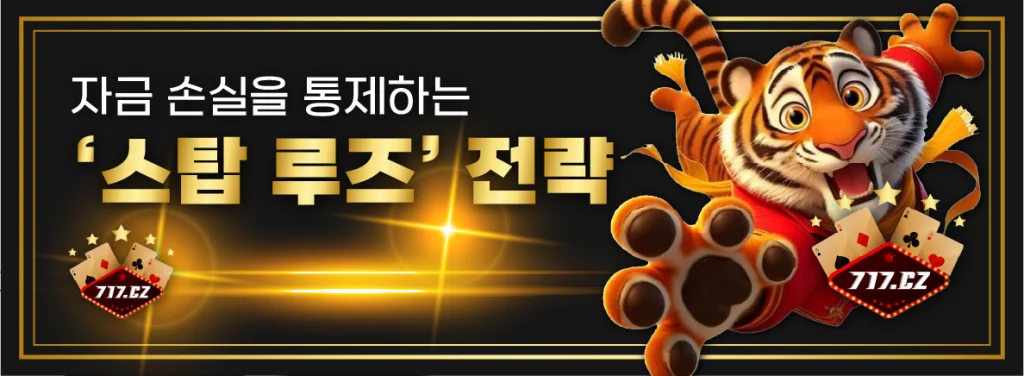자금 손실을 통제하는 '스탑 루즈' 전략 이미지